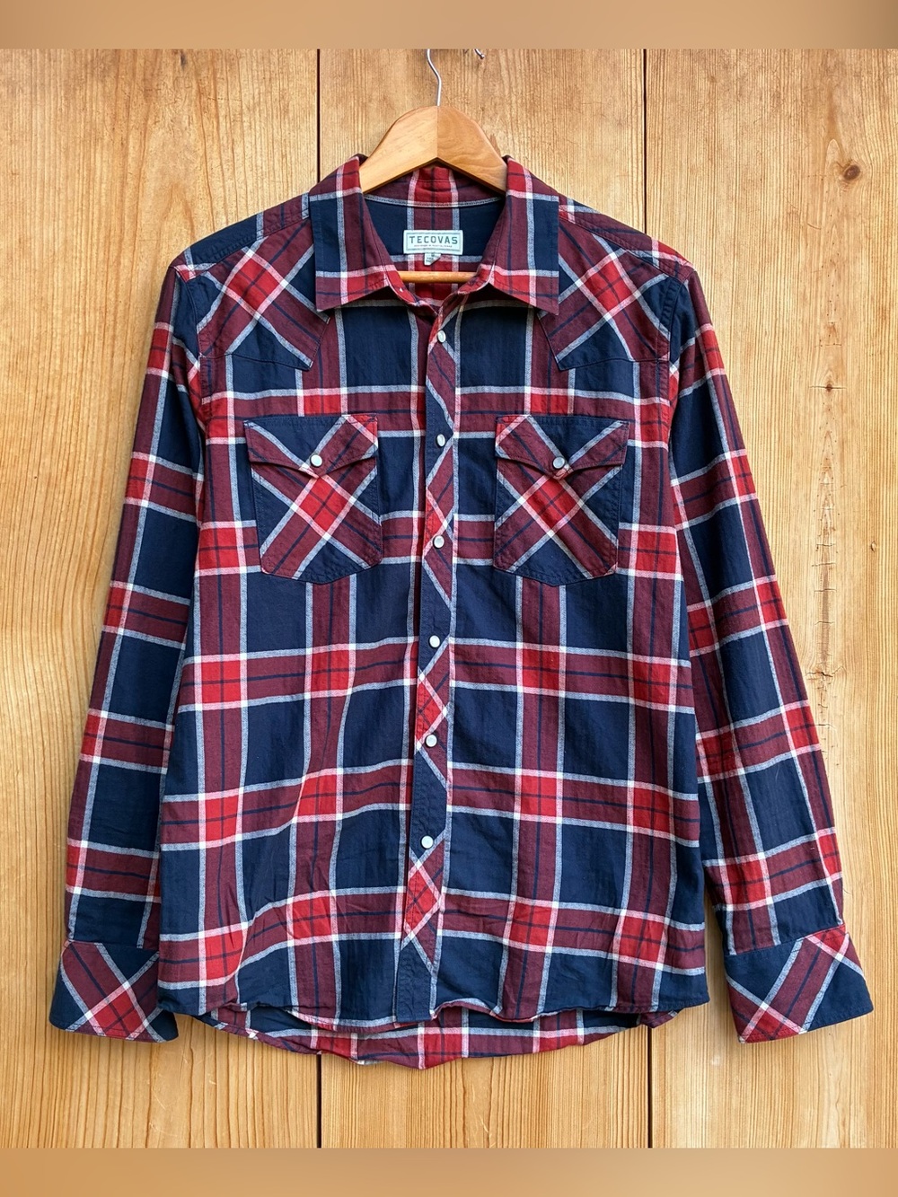 Tecovas Mens Plaid Shirt Sz Medium